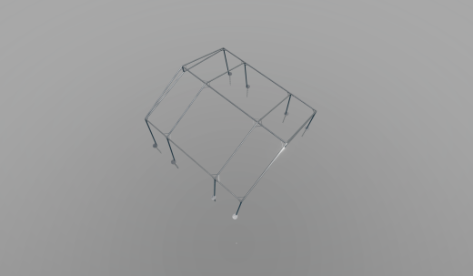 4.5 × 4.3 帐篷框架骨架缩略图